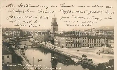 AK / Ansichtskarte Goeteborg Stora Hamnkanalen Goeteborg