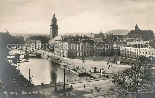 AK / Ansichtskarte Goeteborg Gustaf Adolfs torg Goeteborg