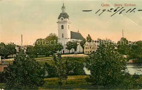 AK / Ansichtskarte Gefle Stora Kyrkan Gefle