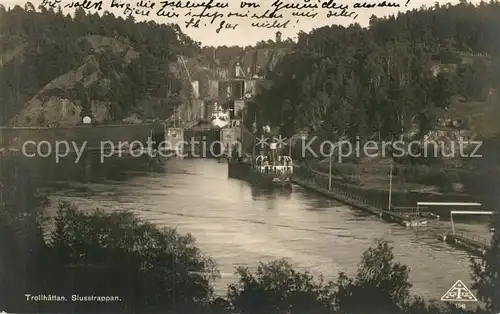 AK / Ansichtskarte Trollhaettan Slusstrappen Trollhaettan