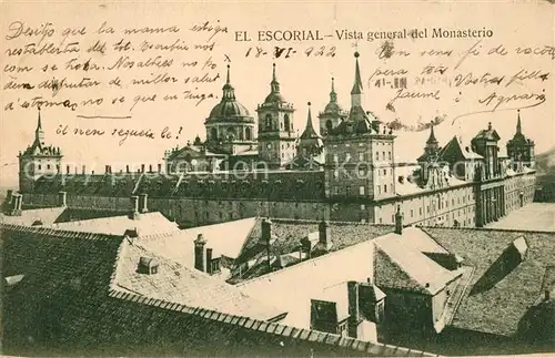 AK / Ansichtskarte El_Escorial Vista general del Monasterio El_Escorial