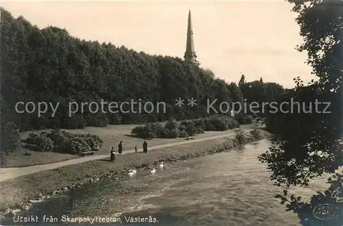 AK / Ansichtskarte Vaesteras Utsikt fran Skarpskyttebron Vaesteras