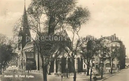 AK / Ansichtskarte Malmoe St. Petri Kyrka Malmoe