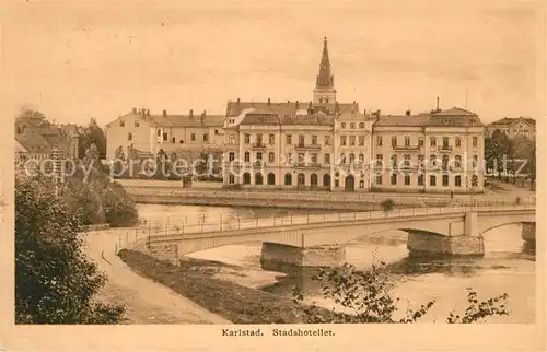 AK / Ansichtskarte Karlstad_Sweden Stadshotellet 