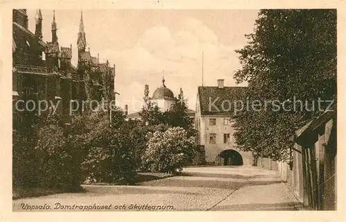 AK / Ansichtskarte Uppsala Domtrapphuset och Skytteanum Uppsala