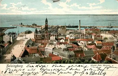 AK / Ansichtskarte Helsingborg Utsikt fran Kaernan Helsingborg