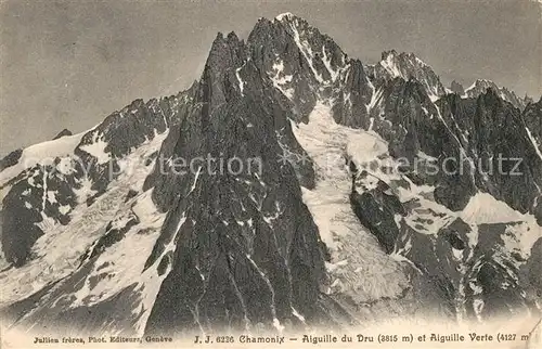 AK / Ansichtskarte Chamonix Aiguille du Dru Chamonix