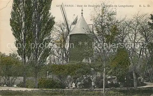 AK / Ansichtskarte Paris Bois de Boulogne Moulin de Longschamp Paris