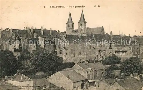 AK / Ansichtskarte Chaumont_Haute Marne Vue generale Chaumont Haute Marne