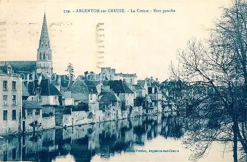AK / Ansichtskarte Argenton sur Creuse La Creuse Rive gauche Argenton sur Creuse
