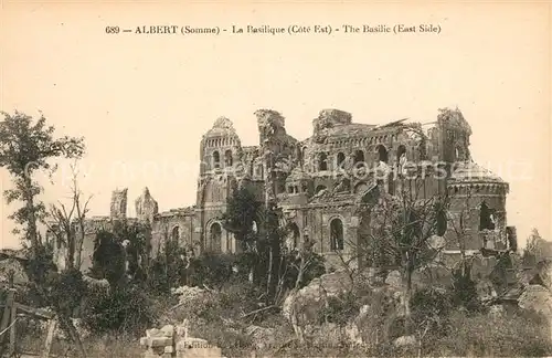 AK / Ansichtskarte Albert_Somme Basilique Cote Est Albert Somme