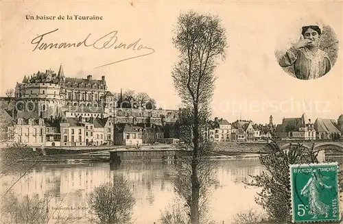 AK / Ansichtskarte Tour_Alpes Maritimes_La Un baiser de la Touraine Tour_Alpes Maritimes_La