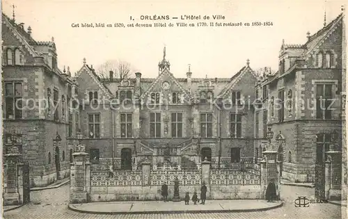 AK / Ansichtskarte Orleans_Loiret Hotel de Ville Orleans_Loiret