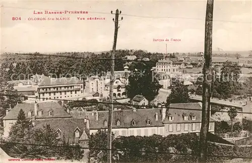 AK / Ansichtskarte Oloron Sainte Marie Vue generale Oloron Sainte Marie