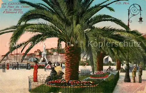 AK / Ansichtskarte Cannes_Alpes Maritimes Place du Casino Cannes Alpes Maritimes