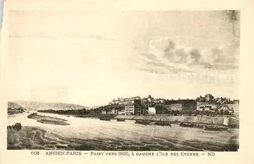 AK / Ansichtskarte Paris A Gauche l`ile des Cygnes Paris