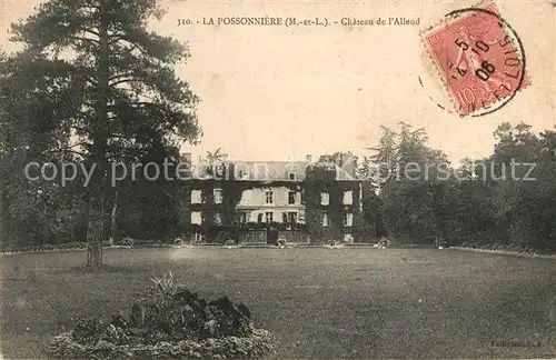 AK / Ansichtskarte La_Possonniere Chateau de l`Alleud La_Possonniere