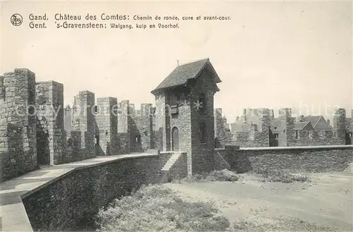 AK / Ansichtskarte Gent_Gand_Flandre Chateau des Comtes Gent_Gand_Flandre