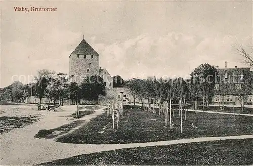 AK / Ansichtskarte Visby Kruttornet Visby