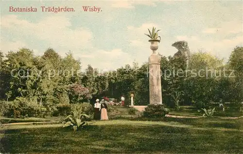 AK / Ansichtskarte Wisby Botanisak Traedgarden Wisby