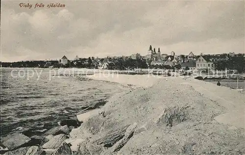 AK / Ansichtskarte Visby fran sjoesidan Visby