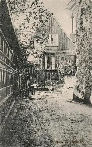 AK / Ansichtskarte Visby Gardsinterior Visby