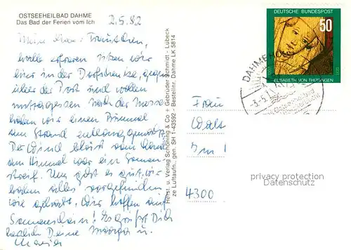 AK / Ansichtskarte Dahme_Ostseebad Fliegeraufnahme Dahme_Ostseebad