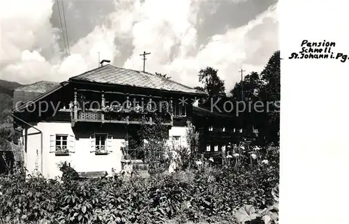 AK / Ansichtskarte St_Johann_Pongau Pension Schnell St_Johann_Pongau