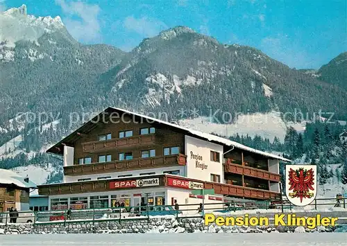 AK / Ansichtskarte Maurach_Achensee Pension Klingler  Maurach Achensee