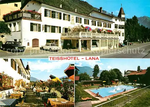 AK / Ansichtskarte Lana_Meran Teisshotel Lana_Meran
