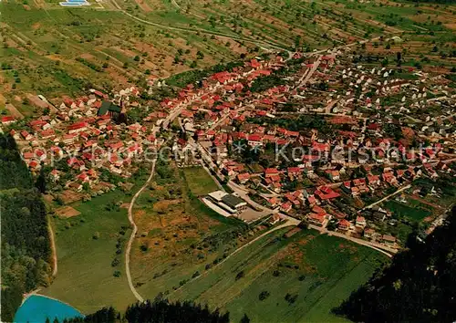 AK / Ansichtskarte Reichenbach_Waldbronn Fliegeraufnahme Sportschwimmbad Kurhaus  Reichenbach Waldbronn