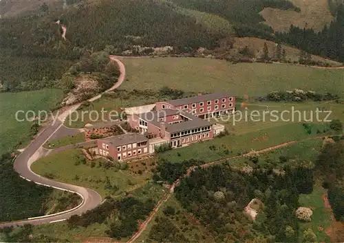 AK / Ansichtskarte Gemuend_Eifel Schullandheim Rhein Sieg Kreis Fliegeraufnahme Gemuend Eifel