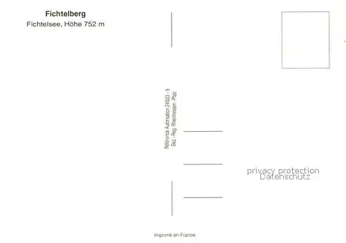 AK / Ansichtskarte Fichtelberg_Bayreuth Fichtelsee Fliegeraufnahme Fichtelberg Bayreuth