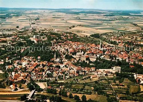 AK / Ansichtskarte Warburg_Westfalen Fliegeraufnahme Warburg_Westfalen