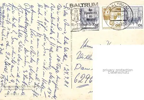 AK / Ansichtskarte Baltrum_Nordseebad Fliegeraufnahme Baltrum_Nordseebad