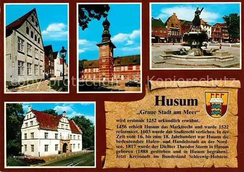 AK / Ansichtskarte Husum_Nordfriesland Brunnen  Husum_Nordfriesland