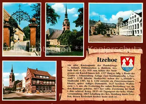 AK / Ansichtskarte Itzehoe Kloster St. Laurenti Kirche Kirchenstrasse Itzehoe