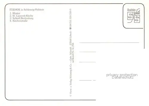 AK / Ansichtskarte Itzehoe Kloster St. Laurenti Kirche Kirchenstrasse Itzehoe
