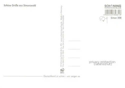 AK / Ansichtskarte Simonswald Gasthaus zum Hirschen Simonswald
