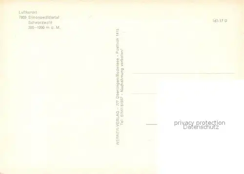 AK / Ansichtskarte Simonswald Tracht Schwimmbad Simonswald