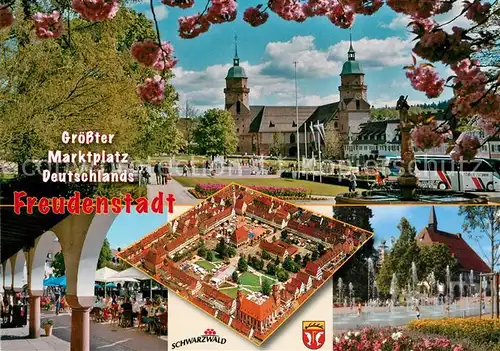AK / Ansichtskarte Freudenstadt Marktplatz Freudenstadt