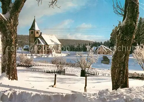 AK / Ansichtskarte Kniebis_Freudenstadt Kirche Kniebis_Freudenstadt