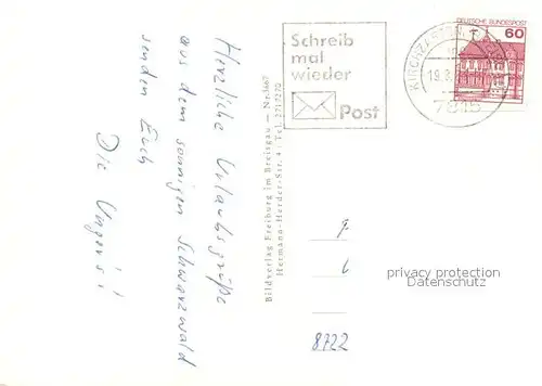 AK / Ansichtskarte Kirchzarten  Kirchzarten