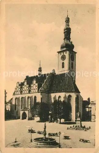 AK / Ansichtskarte Tabor Hlavni kostel v Tabore Tabor