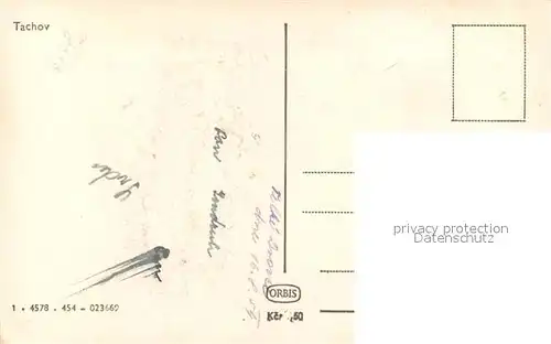AK / Ansichtskarte Tachov Panorama Tachov