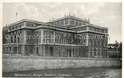 AK / Ansichtskarte Stockholm Kungl Teatern Operan Stockholm