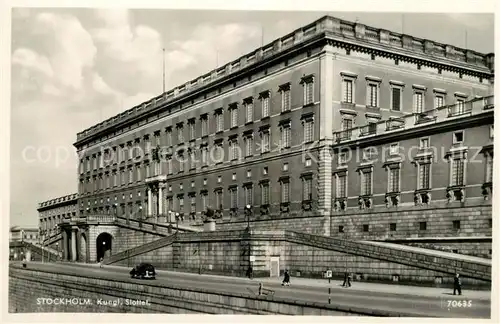 AK / Ansichtskarte Stockholm Kungl Slottet Stockholm