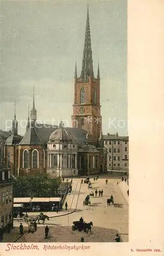 AK / Ansichtskarte Stockholm Riddarholmskyrkan Stockholm