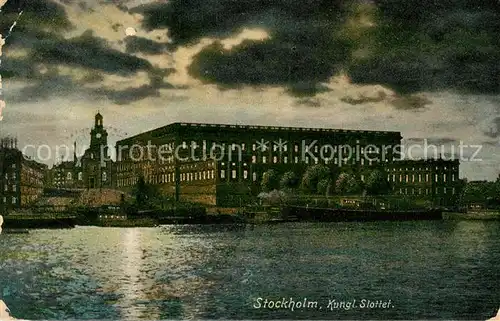 AK / Ansichtskarte Stockholm Kungl Slottet Stockholm