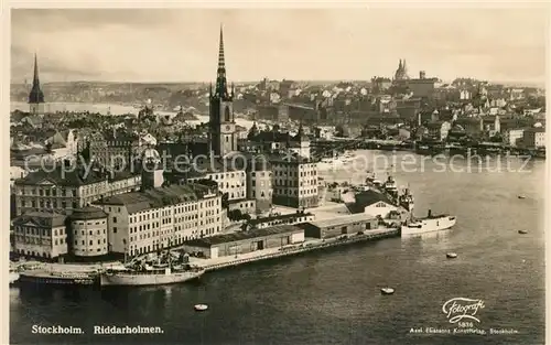 AK / Ansichtskarte Stockholm Riddarholmen Stockholm